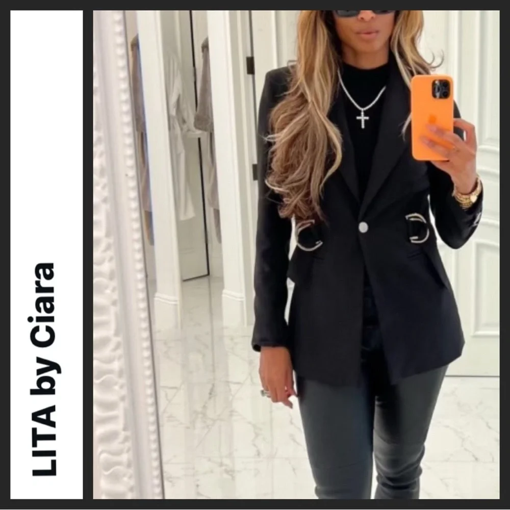 NWT LITA by Ciara Lamb Leather Leader Pants - Picture 2 of 14